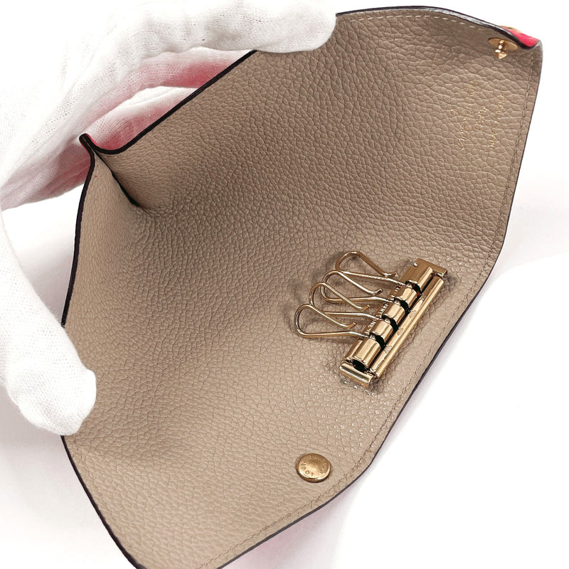 LOUIS VUITTON key holder  M61482 Multicles Berlango Courier Taurillon Clemence leather pink pink Women Used