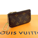 LOUIS VUITTON coin purse M62650 Pochette cree Monogram canvas Brown unisex Used