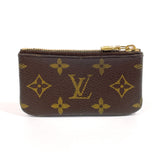 LOUIS VUITTON coin purse M62650 Pochette cree Monogram canvas Brown unisex Used