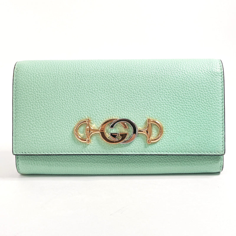 GUCCI purse 573612 Zumi leather green Women Used