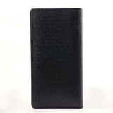 LOUIS VUITTON Bill Compartment M32662 Portefeuille Ron Taiga Black Black mens Used