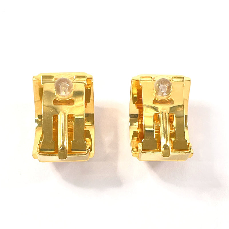 HERMES Earring Emaille Shippo metal gold gold Women Used