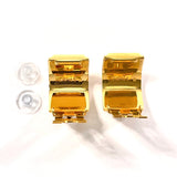 HERMES Earring Emaille Shippo metal gold gold Women Used