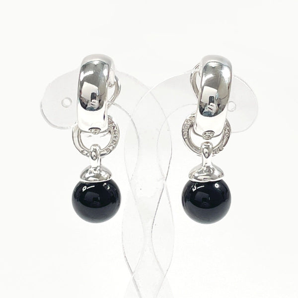 TIFFANY&Co. Earring Silver925/onyx Silver Silver Women Used