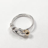 TIFFANY&Co. Ring Hook & Eye Silver925/K18 yellow gold #7(JP Size) Silver Silver Women Used