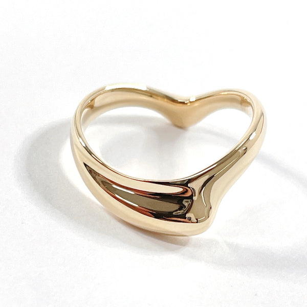TIFFANY&Co. Ring Curved Wave Heart Elsa Peretti K18 yellow gold #11(JP Size) gold Women Used