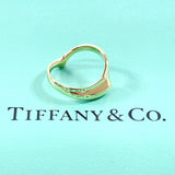 TIFFANY&Co. Ring Curved Wave Heart Elsa Peretti K18 yellow gold #11(JP Size) gold Women Used