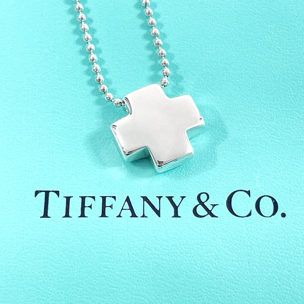 TIFFANY&Co. Necklace cross Silver925 Silver Women Used