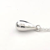 TIFFANY&Co. Necklace teardrop Elsa Peretti Silver925 Silver Women Second hand
