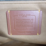 COACH Tote Bag C8457 With Coach Badge 2WAY canvas/leather khaki khaki mens Used