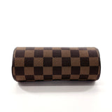 LOUIS VUITTON Pouch Papillon accessory pouch Damier canvas Brown Women Used