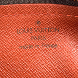 LOUIS VUITTON Pouch Papillon accessory pouch Damier canvas Brown Women Used