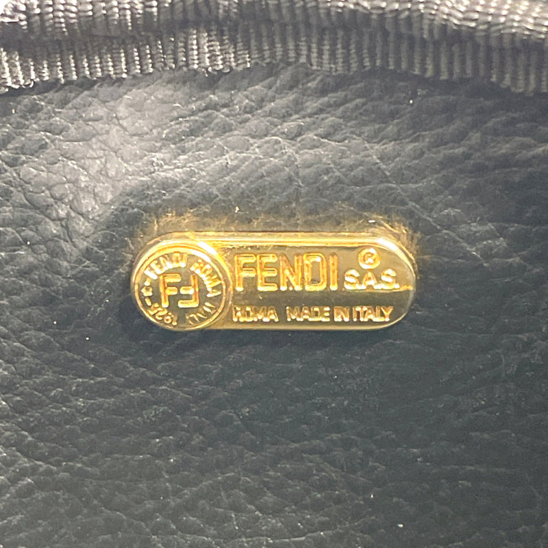 FENDI Pouch Pecan PVC Brown unisex Used