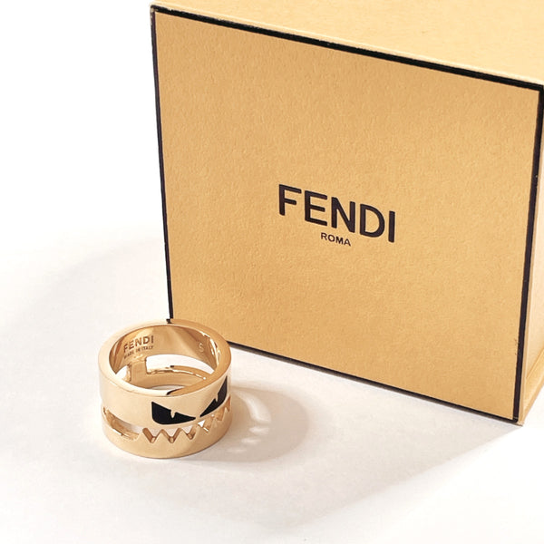 FENDI Ring Monster Ring metal #18(JP Size) gold mens Used