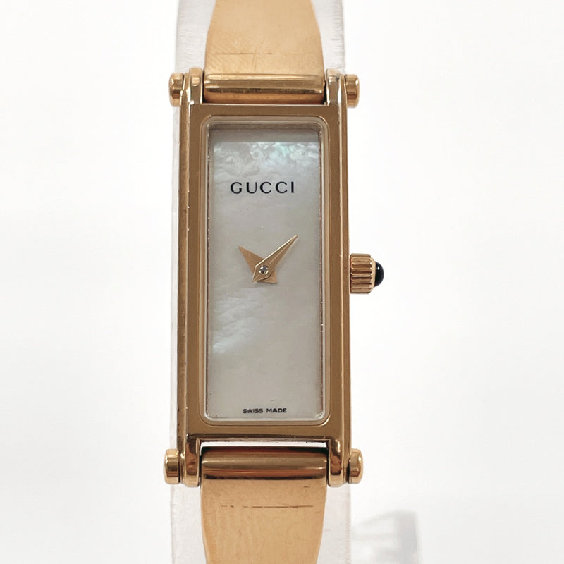 GUCCI Watches 1500L Stainless Steel/Stainless Steel gold Women Used