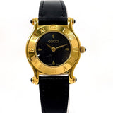 GUCCI Watches 6500L Stainless Steel/leather gold gold Women Used