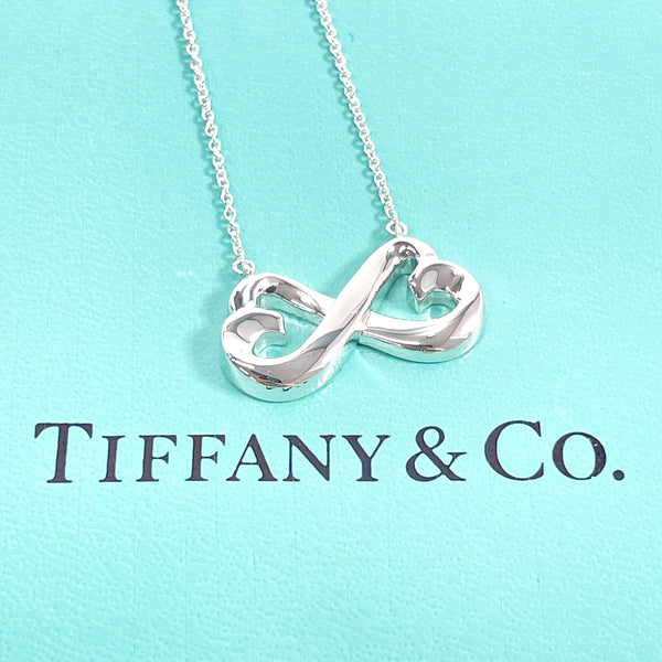 TIFFANY&Co. Necklace Rubbing Heart Infinity Paloma Picasso Silver925 Silver Women Used