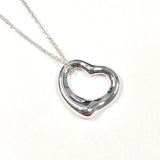 TIFFANY&Co. Necklace Open heart Elsa Peretti Silver925 Silver Women Second hand