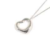 TIFFANY&Co. Necklace Open heart Elsa Peretti Silver925 Silver Women Second hand