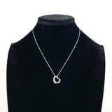 TIFFANY&Co. Necklace Open heart Elsa Peretti Silver925 Silver Women Second hand