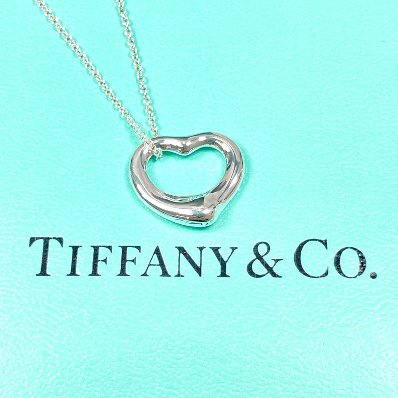 TIFFANY&Co. Necklace Open heart Elsa Peretti Silver925 Silver Women Used