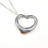 TIFFANY&Co. Necklace Open heart Elsa Peretti Silver925 Silver Women Second hand