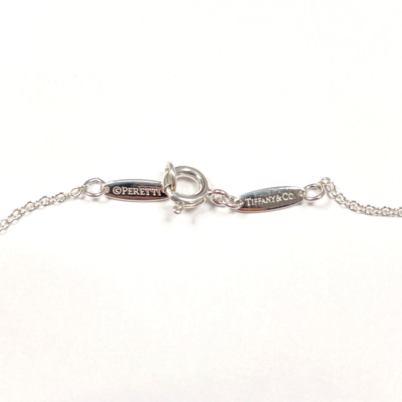 TIFFANY&Co. Necklace Open heart Elsa Peretti Silver925 Silver Women Second hand