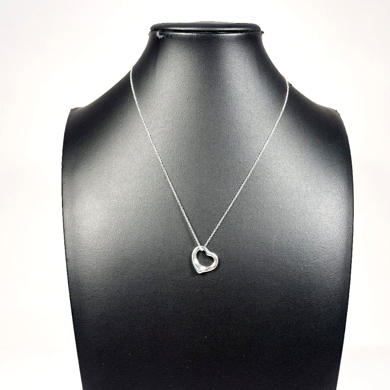TIFFANY&Co. Necklace Open heart Elsa Peretti Silver925 Silver Women Second hand