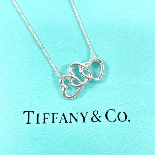 TIFFANY&Co. Necklace Triple heart Elsa Peretti Silver925 Silver Women Used