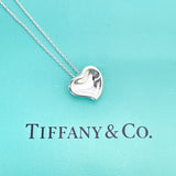 TIFFANY&Co. Necklace Full heart Elsa Peretti Silver925 Silver Women Used