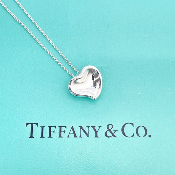 TIFFANY&Co. Necklace Full heart Elsa Peretti Silver925 Silver Women Used