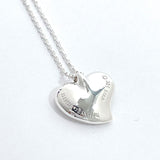 TIFFANY&Co. Necklace Full heart Elsa Peretti Silver925 Silver Women Used