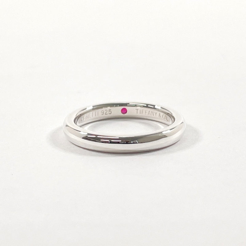 TIFFANY&Co. Ring Stacking band Elsa Peretti Silver925/Ruby #6.5(JP Size) Silver Women Used