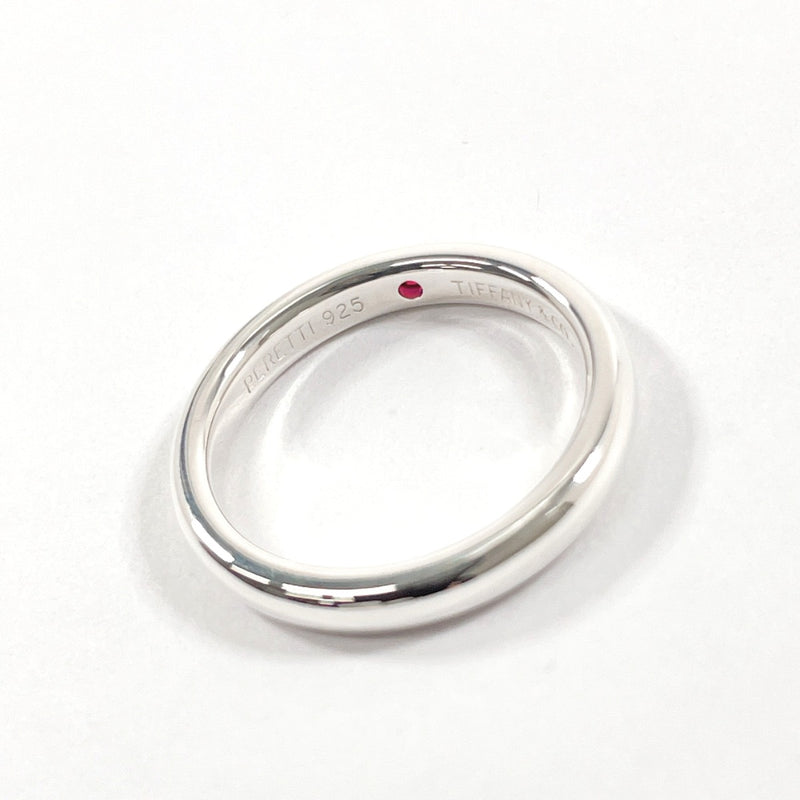 TIFFANY&Co. Ring Stacking band Elsa Peretti Silver925/Ruby #6.5(JP Size) Silver Women Used