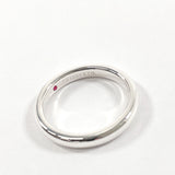 TIFFANY&Co. Ring Stacking band Elsa Peretti Silver925/Ruby #6.5(JP Size) Silver Women Used