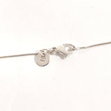 TIFFANY&Co. Necklace Heart plate Snake Chain Silver925 Silver Women Used