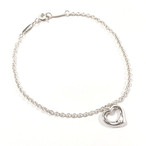 TIFFANY&Co. bracelet Open heart Elsa Peretti Silver925 Silver Women Used