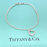 TIFFANY&Co. bracelet Open heart Elsa Peretti Silver925 Silver Women Second hand