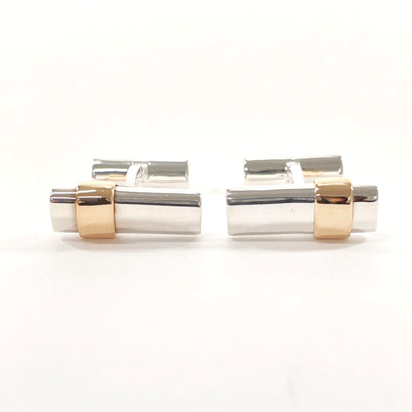 HERMES cuffs Silver/K18 Gold/Silver800 Silver Silver mens Second hand