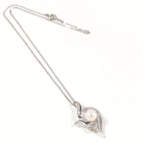 MIKIMOTO Necklace Silver/Akoya Pearl Silver Women Second hand