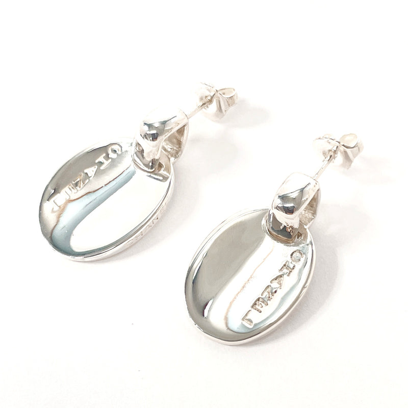 CHANEL earring oval with logo Silver925 Silver Women Second hand