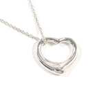 TIFFANY&Co. Necklace Open heart Elsa Peretti Silver925 Silver Women Second hand