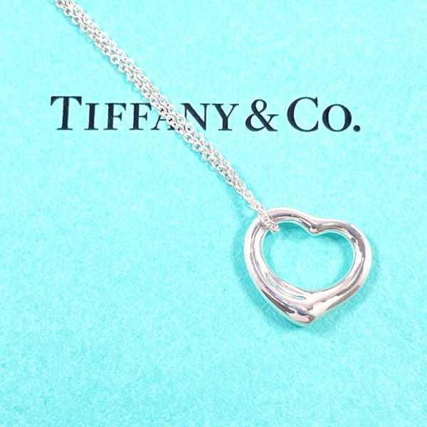 TIFFANY&Co. Necklace Open heart Elsa Peretti Silver925 Silver Women Second hand