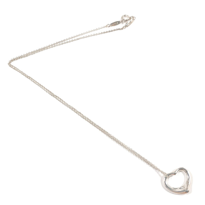 TIFFANY&Co. Necklace Open heart Elsa Peretti Silver925 Silver Women Second hand