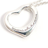 TIFFANY&Co. Necklace Open heart Elsa Peretti Silver925 Silver Women Second hand