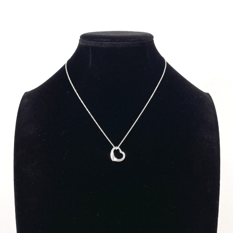 TIFFANY&Co. Necklace Open heart Elsa Peretti Silver925 Silver Women Second hand