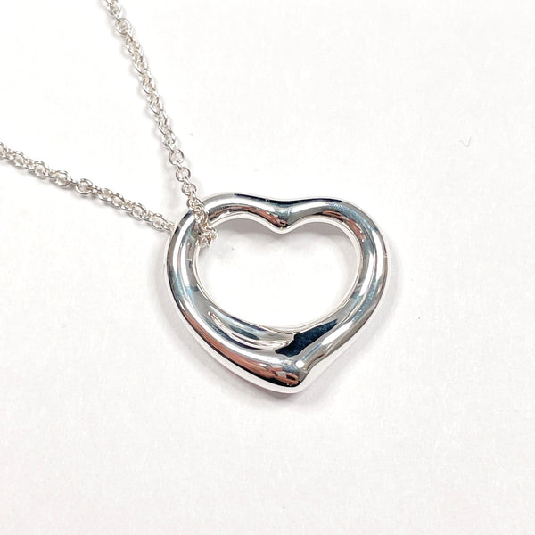 TIFFANY&Co. Necklace Open heart Elsa Peretti Silver925 Silver Women Used