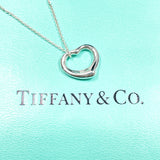 TIFFANY&Co. Necklace Open heart Elsa Peretti Silver925 Silver Women Used