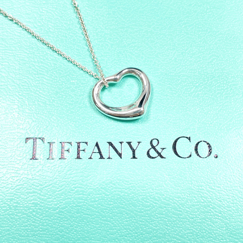 TIFFANY&Co. Necklace Open heart Elsa Peretti Silver925 Silver Women Used