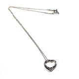 TIFFANY&Co. Necklace Open heart Elsa Peretti Silver925 Silver Women Used